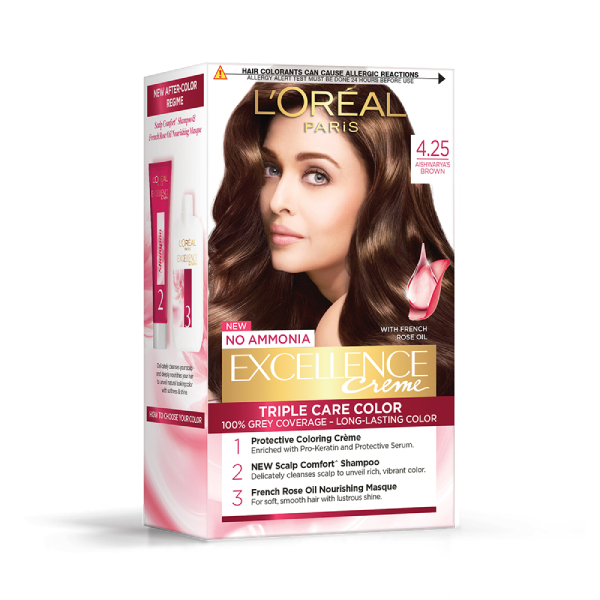 L'Oreal Excellence Cream H/Color Aishwarya'S Brown No.4.25 100Ml - L'OREAL - Hair Care - in Sri Lanka