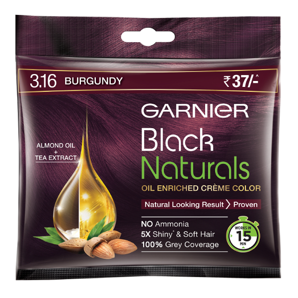 Garnier Black Natural Hair Color Deep Burgundy No.3.16 40Ml - GARNIER - Hair Care - in Sri Lanka