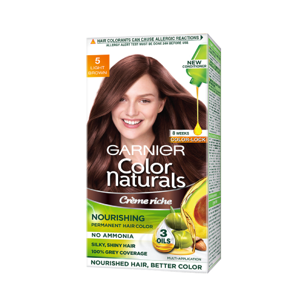 Garnier Color Natural Hair Color Light Brown No.5 100Ml - GARNIER - Hair Care - in Sri Lanka