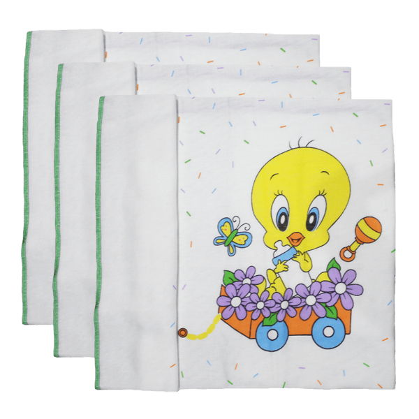 Velona Baby Towel Printed Green 3Pcs 154 - VELONA - Baby Need - in Sri Lanka