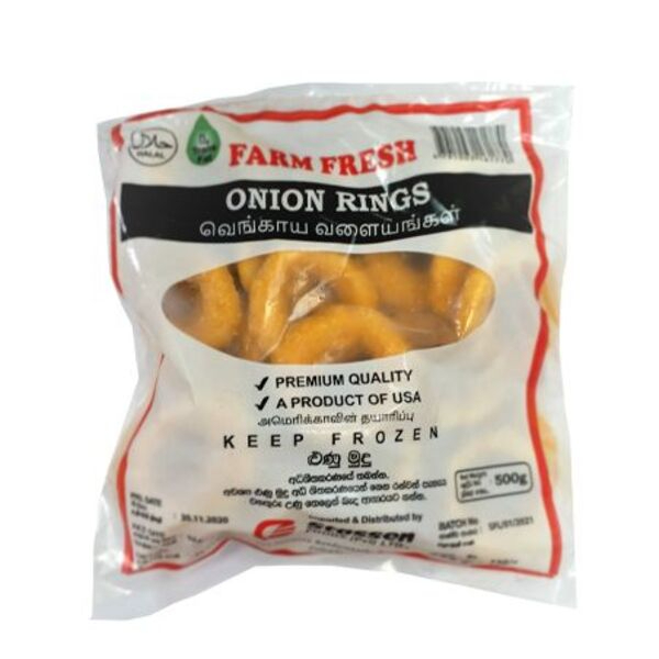 Farm Fresh Onion Rings 500G - FARM FRESH - Frozen Rtc Snacks - in Sri Lanka