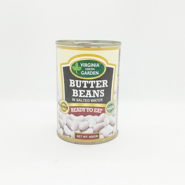 Virginia Green Garden Butter Beans 400G - VIRGINIA - Processed/ Preserved Vegetables - in Sri Lanka