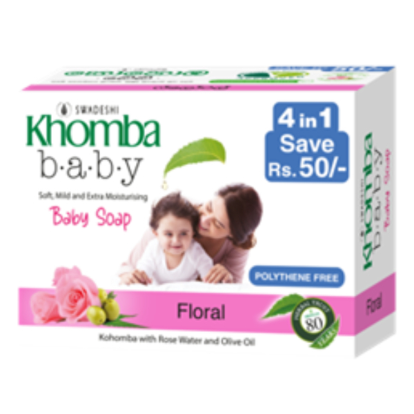 Khomba Baby Soap Eco Floral 280G - KHOMBA - Baby Need - in Sri Lanka