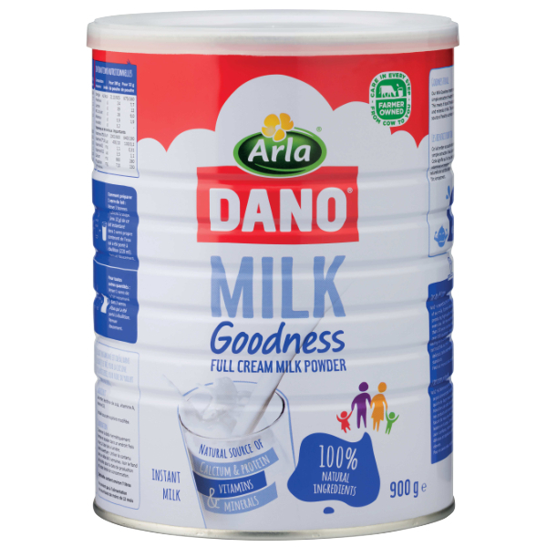 Dano Full Cream Milk Powder Tin 900G - DANO - Milk Foods - in Sri Lanka