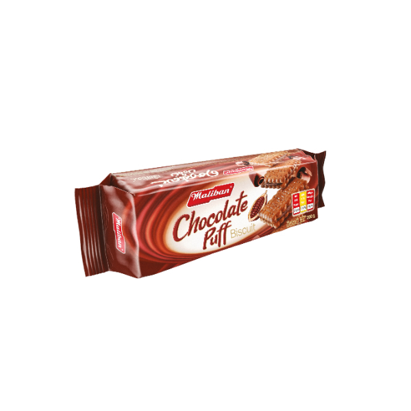 Maliban Chocolate Puff Biscuit 200G - MALIBAN - Biscuits - in Sri Lanka