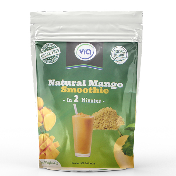 Via Natural Mango Smoothie 30G - VIA NATURAL - Concentrated Fruit Drink - in Sri Lanka