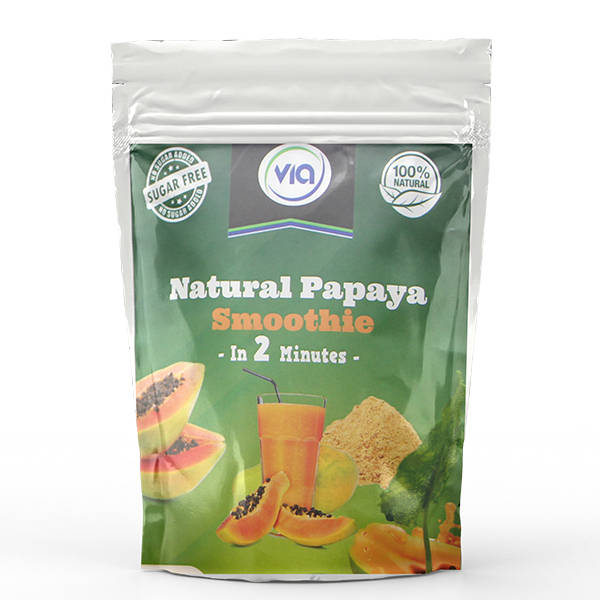 Via Natural Papaya Smoothie 30G - VIA NATURAL - Concentrated Fruit Drink - in Sri Lanka