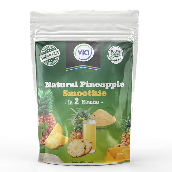 Via Natural Pineapple Smoothie 30G - VIA NATURAL - Concentrated Fruit Drink - in Sri Lanka