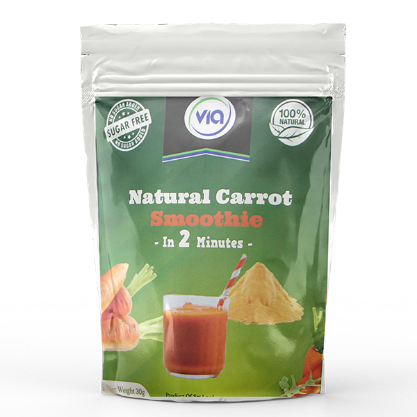 Via Natural Carrot Smoothie 30G - VIA NATURAL - Concentrated Fruit Drink - in Sri Lanka