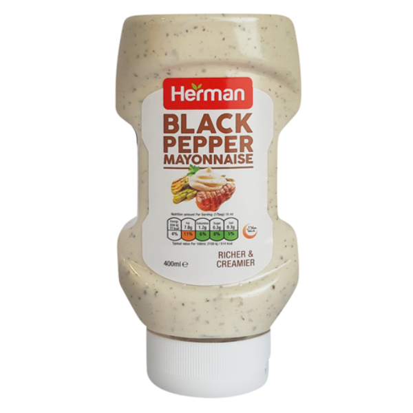 Herman Mayonnaise Black Pepper 300Ml - HERMAN - Sauce - in Sri Lanka