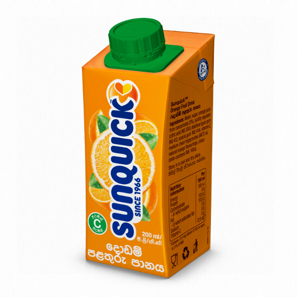 Sunquick Orange Drink 200Ml - SUNQUICK - Rtd Single Consumption - in Sri Lanka