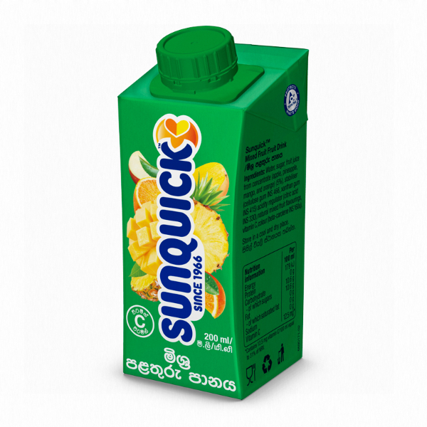 Sunquick Mixed Fruit Drink 200Ml - SUNQUICK - Rtd Single Consumption - in Sri Lanka