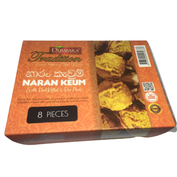 Dumbara Traditional Sweets Naran Kewum 8 Pieces - DUMBARA - Confectionary - in Sri Lanka