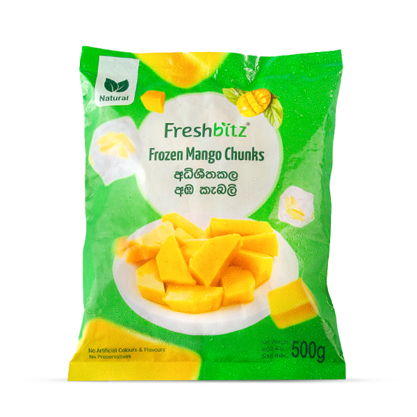 Freshbitz Frozen Mango Chunks 500G - FRESHBITZ - Processed/Preserved Vegetable & Fruit - in Sri Lanka