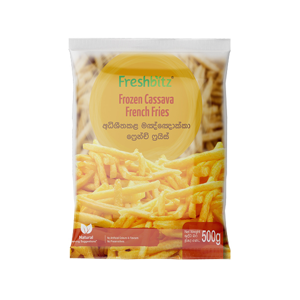Freshbitz Frozen Cassava French Fries 500G - FRESHBITZ - Frozen Rtc Snacks - in Sri Lanka