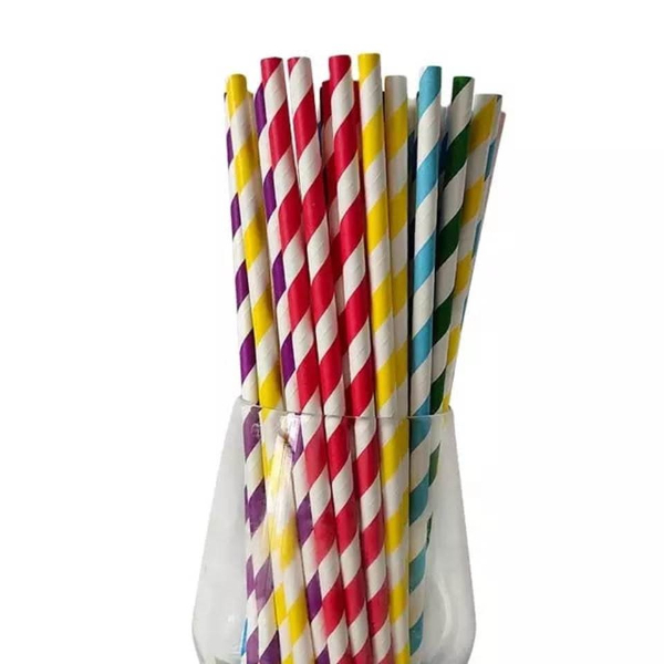 Kamoor Paper Straw Regular 6Mm 26G - KAMOOR - Disposables - in Sri Lanka