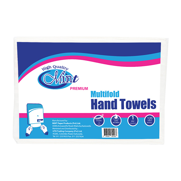 Mint Hand Towel 2Ply 200S - MINT - Paper Goods - in Sri Lanka