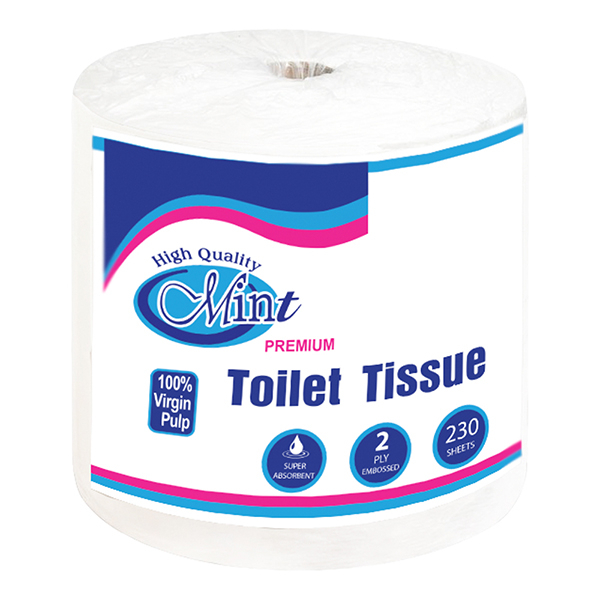 Mint Toilet Tissue Rolls 2Ply Single - MINT - Paper Goods - in Sri Lanka
