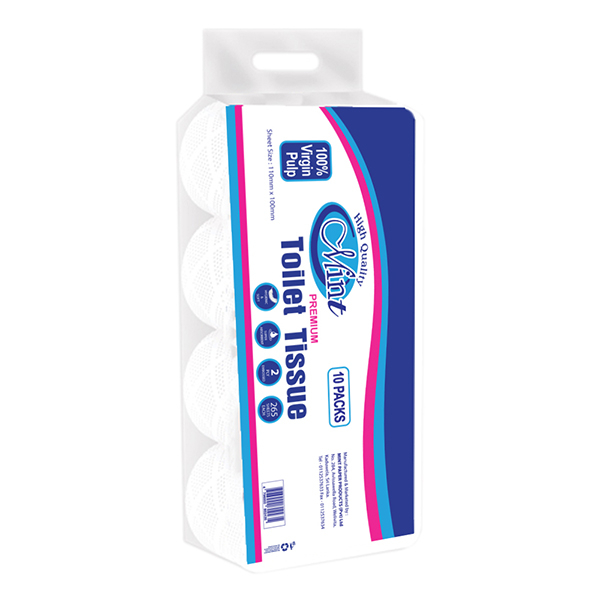 Mint Toilet Tissue Rolls 2Ply 10S - MINT - Paper Goods - in Sri Lanka