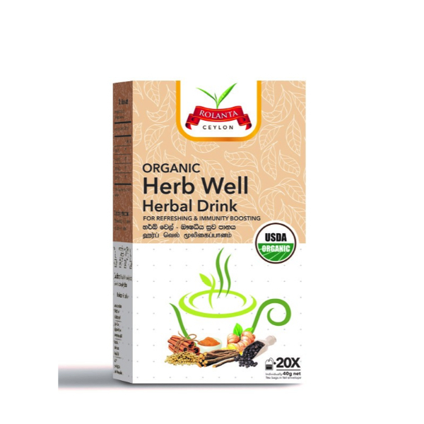 Rolanta Organic Herb Well Herbal Drink 20S 40G - ROLANTA - Tea - in Sri Lanka
