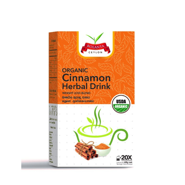 Rolanta Organic Cinnamon Drink 20S 40G - ROLANTA - Tea - in Sri Lanka