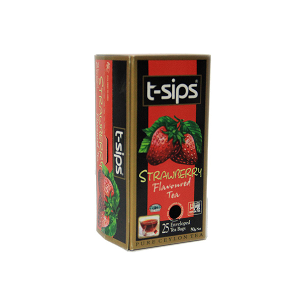 T- Sips Strawberry Tea 20S 40G - T-SIPS - Tea - in Sri Lanka