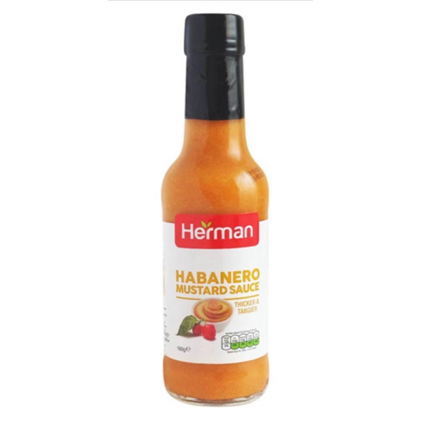 Herman Habanero Mustard Sauce 160G - HERMAN - Sauce - in Sri Lanka