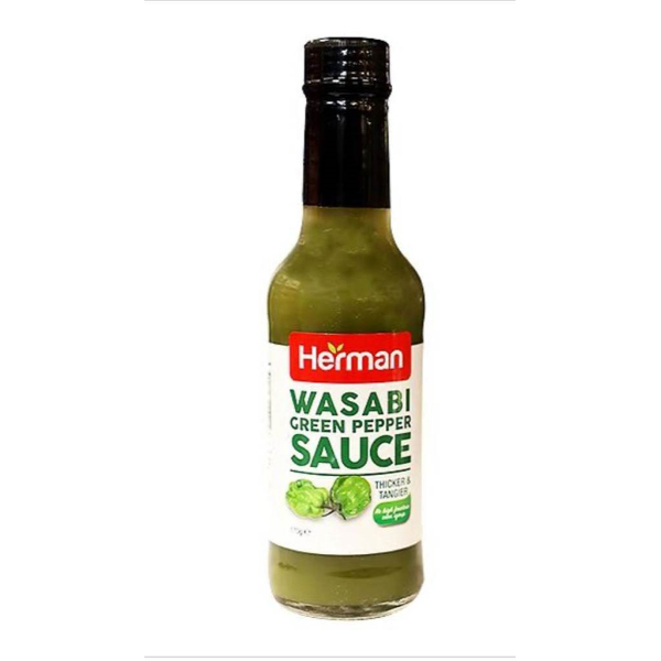 Herman Green Wasabi Pepper Sauce 170G - HERMAN - Sauce - in Sri Lanka