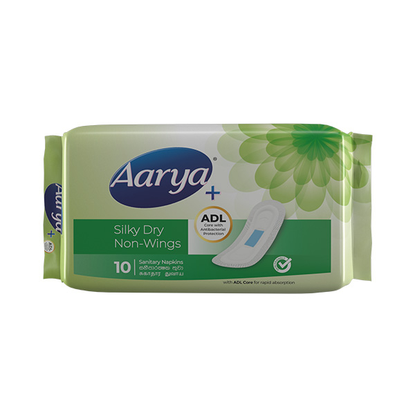 Aarya Silky Dry Non Wings 10"S - AARYA - Personal Hygiene - in Sri Lanka