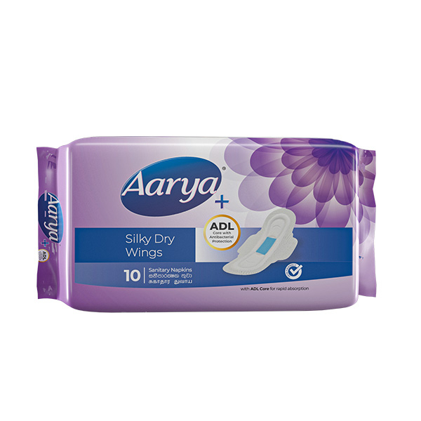 Aarya Silky Dry Wings 10'S - AARYA - Personal Hygiene - in Sri Lanka