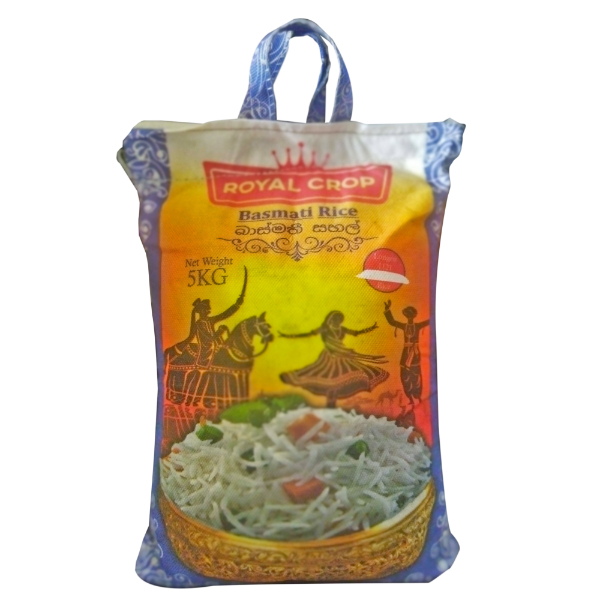 Royal Crop Ex-Fancy Super Kernal Premium Basmathi Rice 5Kg - ROYAL CROP - Pulses - in Sri Lanka