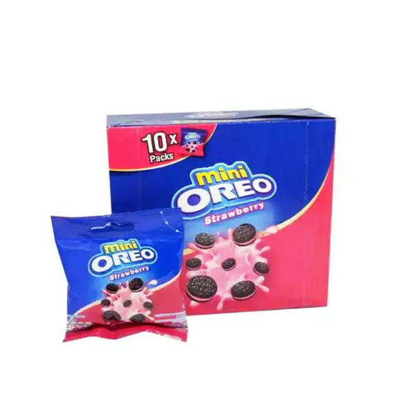 Oreo Strawberry Biscuit 133G - OREO - Biscuits - in Sri Lanka