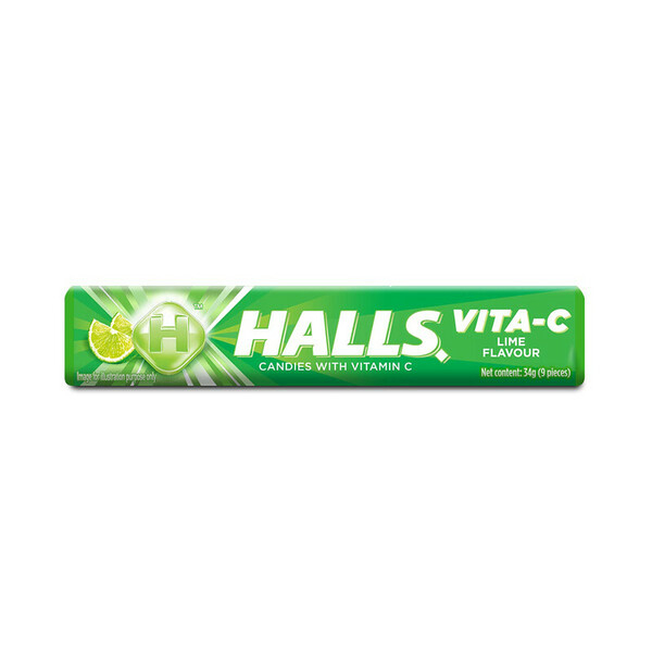 Halls Vita - C Lime Stick Candy 34G - halls - Confectionary - in Sri Lanka