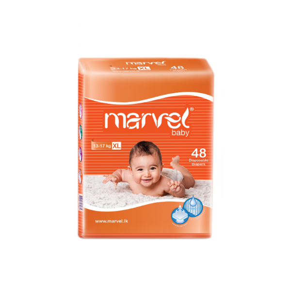 Marvel Baby Diapers Extra Large 48Pcs - MARVEL - Baby Need - in Sri Lanka