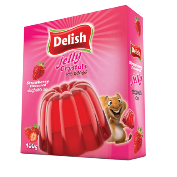 Delishjelly Strawberry 100G - DELISH - Dessert & Baking - in Sri Lanka