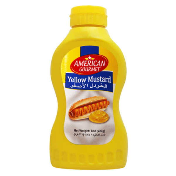 American Gourmet Yellow Mustard 227G - AMERICAN - Sauce - in Sri Lanka