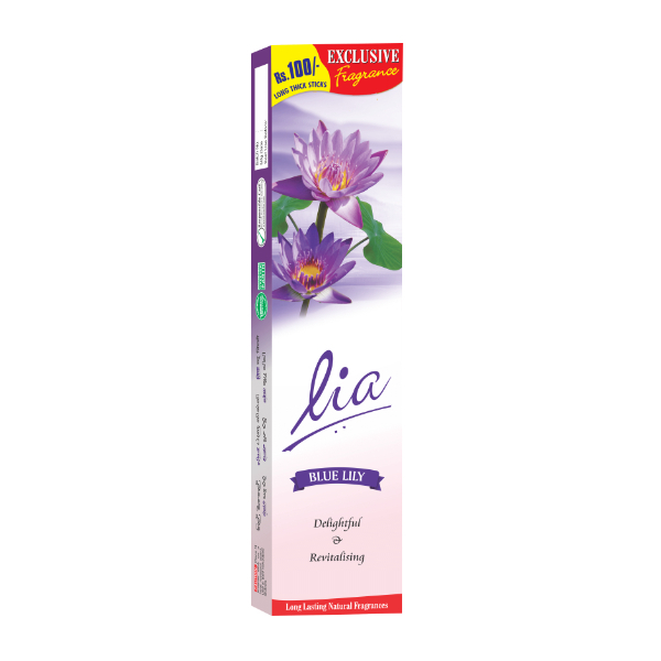 Lia Blue Lilly Incense Sticks 24 Sticks - LIA - Illumination & Lighting - in Sri Lanka
