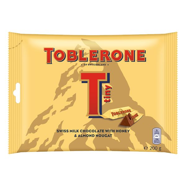 Toblerone Tiny Swiss Milk Chocolate With Honey & Almond 200G - TOBLERONE - Confectionary - in Sri Lanka
