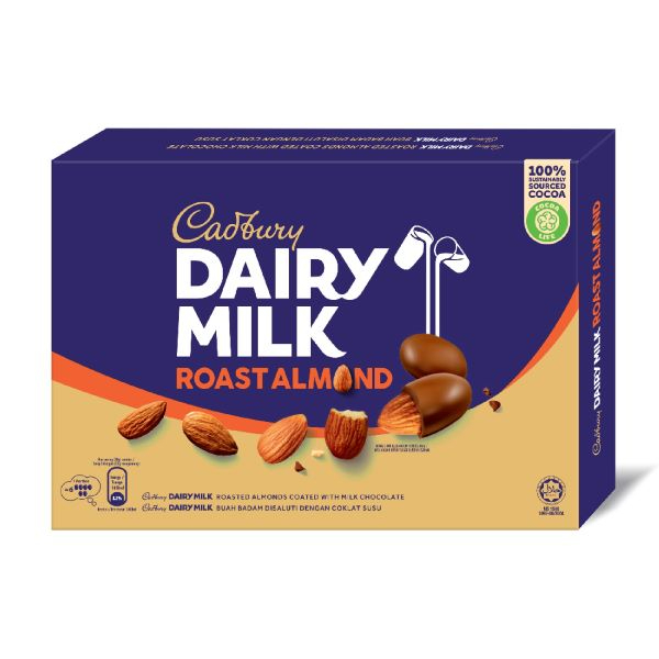 Cadbury Dairy Milk Chocolate Roast Almond Gift Box 180G - CADBURY - Confectionary - in Sri Lanka