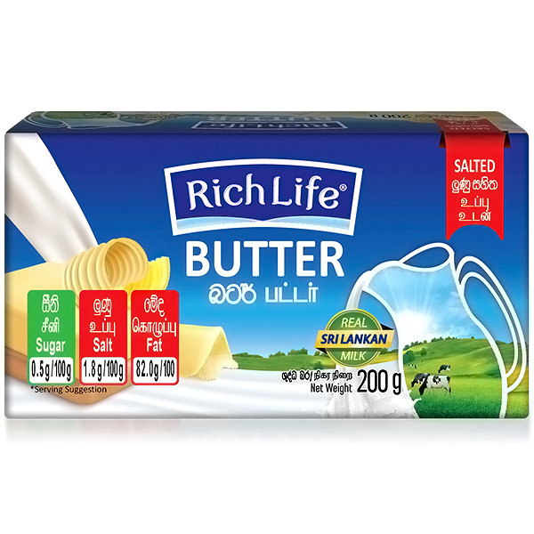 Richlife Butter Salted 200G - RICHLIFE - Spreads - in Sri Lanka
