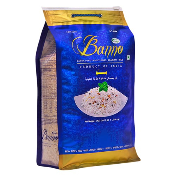 Banno Basmati Extra Long Rice 5Kg - BANNO - Pulses - in Sri Lanka