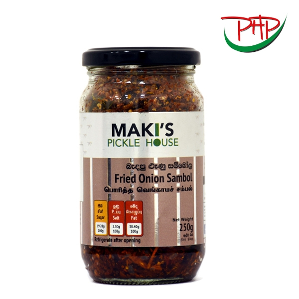 Maki'S Fried Onion Sambol 250G - MAKI'S - Condiments - in Sri Lanka