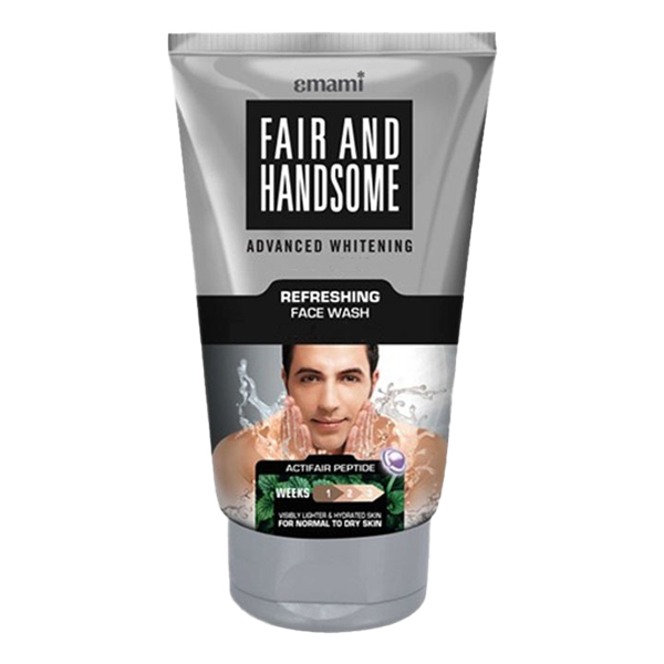 Emami Fair & Handsome Whitening Face Wash Advanced 100G - EMAMI - Toiletries Men - in Sri Lanka