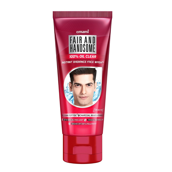 Emami Fair & Handsome 100% Oil Clear Face Wash 50G - EMAMI - Toiletries Men - in Sri Lanka