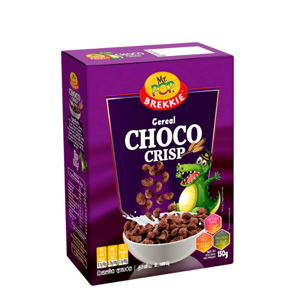 Mr. Pop Brekkie Choco Crisp Cereal 150G - MR.POP - Cereals - in Sri Lanka