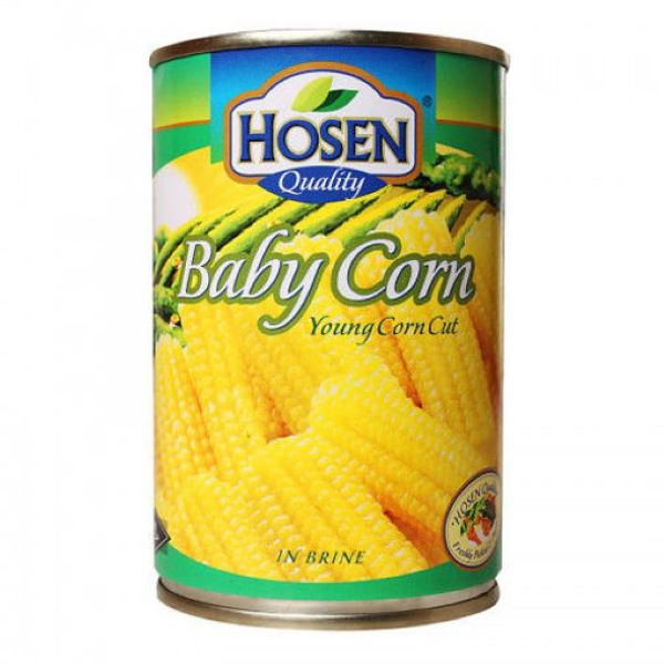 Hosen Baby Corn In Brine 425G - HOSEN - Processed/ Preserved Vegetables - in Sri Lanka