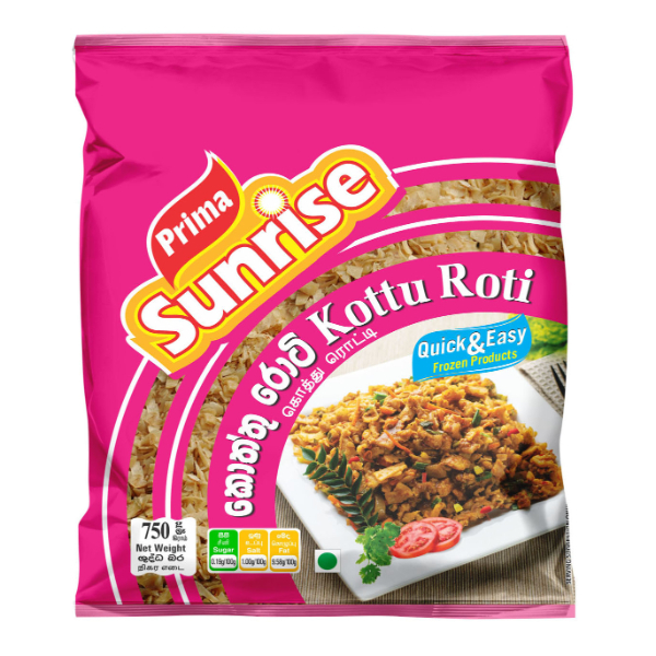 Prima Sunrise Kottu Rotti 750G - PRIMA - Frozen Rtc Snacks - in Sri Lanka