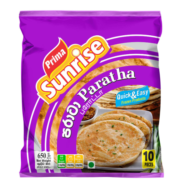 Prima Sunrise Paratha 10Nos 600G - PRIMA - Frozen Rtc Snacks - in Sri Lanka