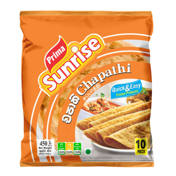 Prima Sunrise Chapathi 10Nos 480G - PRIMA - Frozen Rtc Snacks - in Sri Lanka