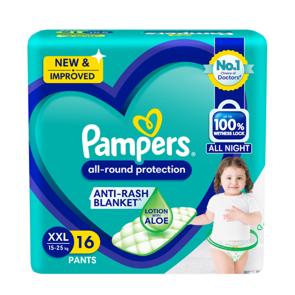 Pampers Baby Pants Extra Extra Large 16Spcs - PAMPERS - Baby Need - in Sri Lanka